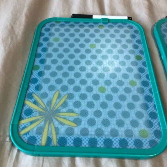 Teal and Yellow 3D Dry Erase Boards - Picture 3 of 5